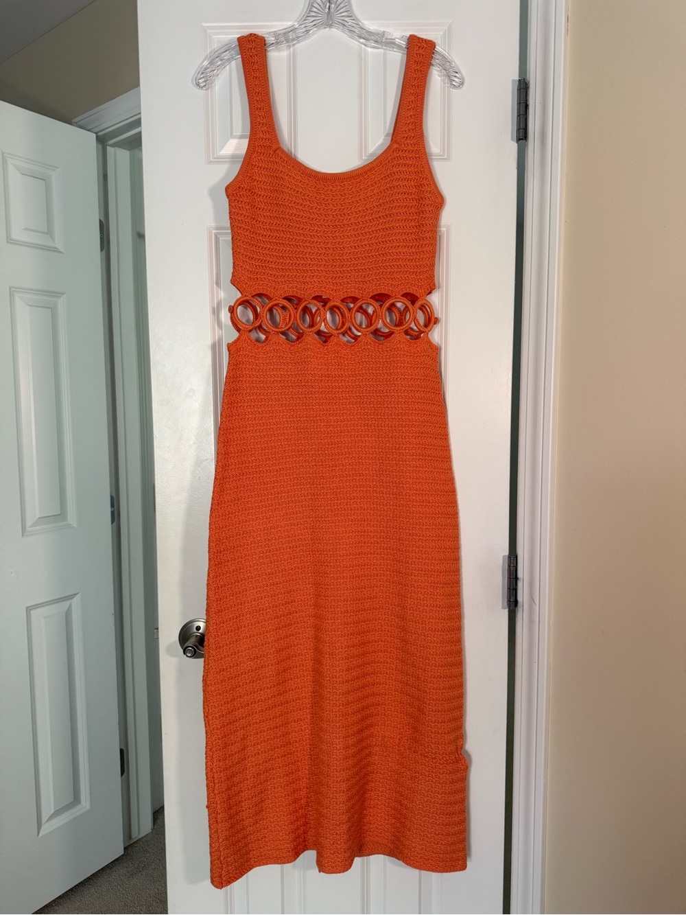 NWT 12th Tribe Crochet Cutout Maxi Dress - Picture 2 of 9